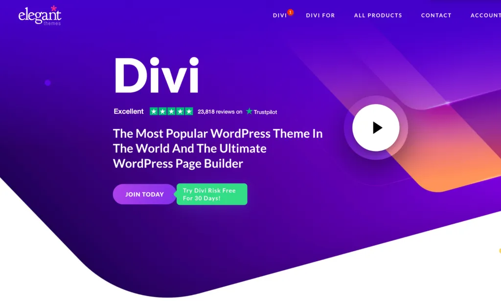 WordPressのLP制作に便利なテンプレート④ ~ Divi_サイト画像